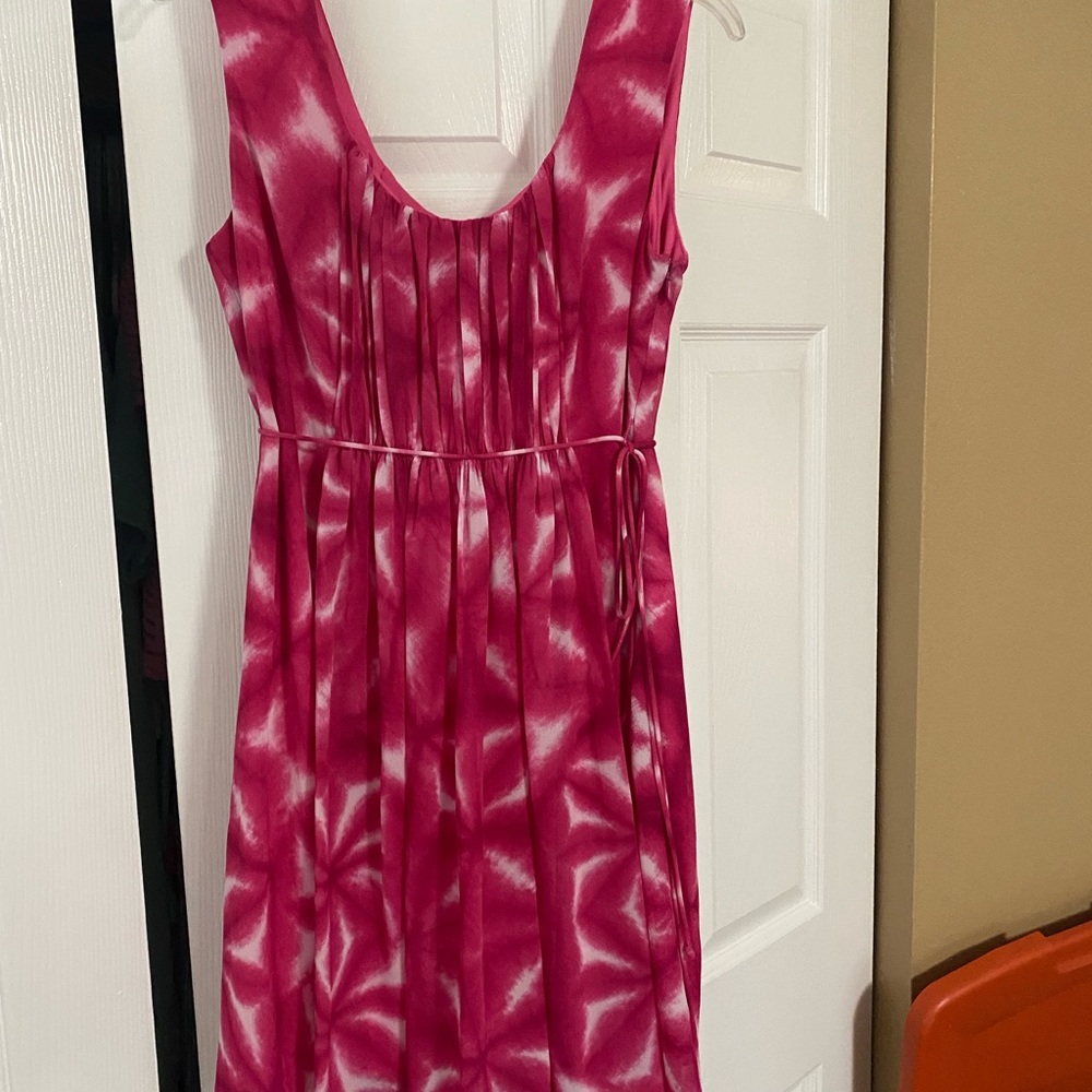 Hot pink Calvin Klein dress